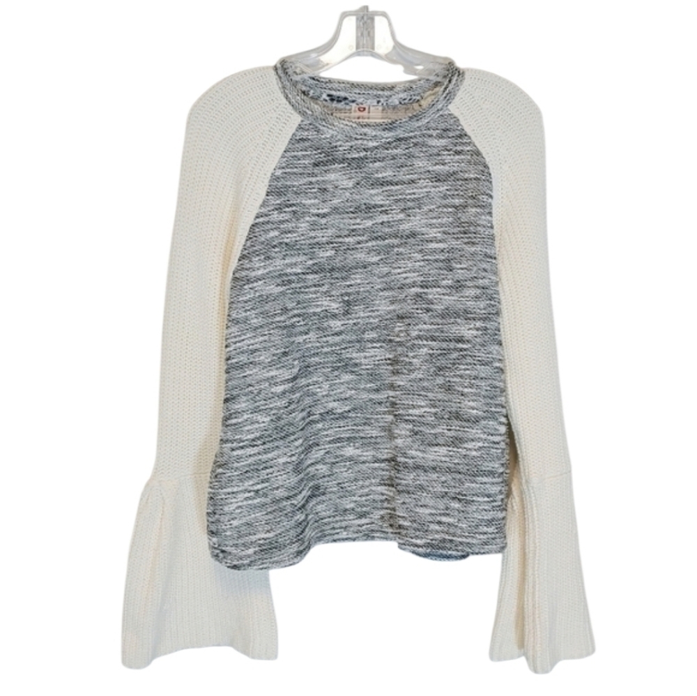 Dolan Anthropologie Raglan Bell Sleeve Boho Sweater Sz M Casual Cozy